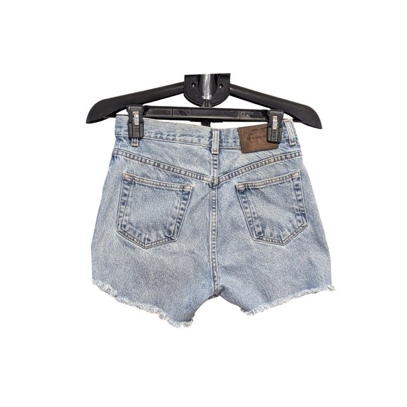 ✨ Calvin Klein Jeans Vintage High-Rise Cutoff Denim Shorts  Size 4 100% Cotton - Picture 3 of 4